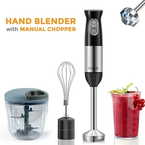Cordón de extracción manual de alimentos helicóptero verduras 1000 W licuadora de mano cocina vaso batido - Imagen 1 de 35