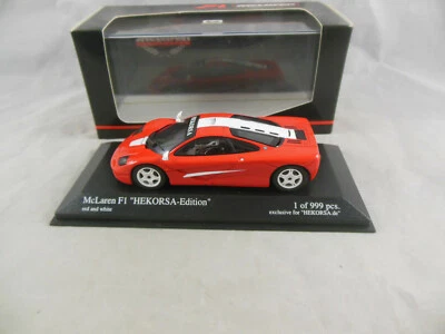 Raro Minichamps 530 133441 Mclaren F1 Edición HEKORSA en Rojo y Blanco 1 de 1000 Foto 1 de 4