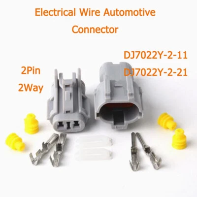 2mm Terminals Waterproof Electrical Wire Automotive Connector 2Pin Way lamp plug - Image 1 of 3