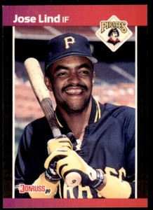 1989 Donruss Jose Lind A Baseball Cards #290