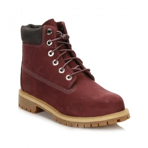 TIMBERLAND JUNIOR`S 6" CLASSIC DARK PORT BOOT SHOES UNISEX - Picture 1 of 4