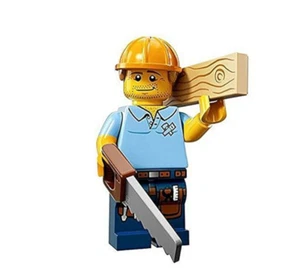 LEGO Minifigure Series 13 - Carpenter including accessories & stand - Picture 1 of 2