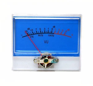 2pc SD-315HM-1 Panel VU Meter 500uA 650Ω 65x53mm no lamp SD FlashStar Taiwan - Picture 1 of 4