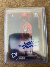 JUAN SOTO 2021 Heritage Auctions National PROMO 2016 Bowman Chrome Reprint RC>