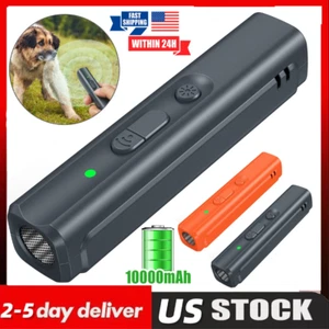 Ultrasonic Pet Dog Repeller Anti-Barking Stop Bark Training Device Rechargeable - Picture 1 of 14