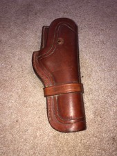 Vintage BROWNING Leather Holster Handgun Revolver  Mexico