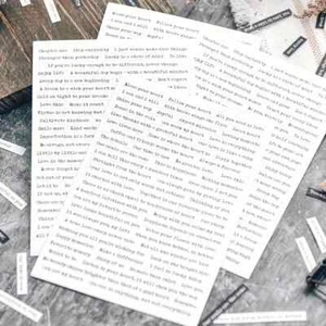 Citas inspiradoras pegatinas álbum de recortes manualidades diario decoración vendedor del Reino Unido - Imagen 1 de 9