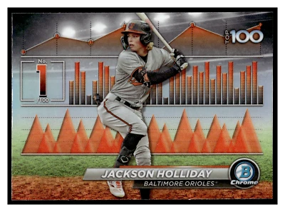 2024 Bowman Chrome Bowman Top 100 Prospects - Complete Your Set - Image 1 of 2