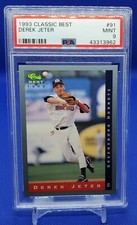 1993 CLASSIC BEST #91 DEREK JETER ROOKIE PSA 9 MINT YANKEES