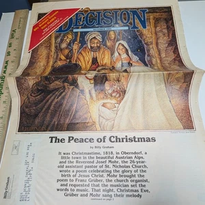 1984 Decision Magazine Billy Graham Christmas Peace Korea Celebration Christian - Bild 1 von 5