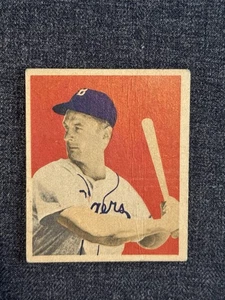 1949 BOWMAN BASEBALL CARD #20 GENE HERMANSKI BROOKLYN DODGERS EX - Picture 1 of 2