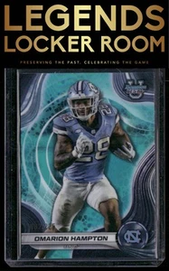 2024 Bowman University Best #42 Omarion Hampton Aqua Refractor #/225 - Imagen 1 de 2