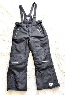 Killtec Level 3 Snow Pants Bibs Children’s Size 10 Black Tech Line Ski Snowboard - Image 1 of 4