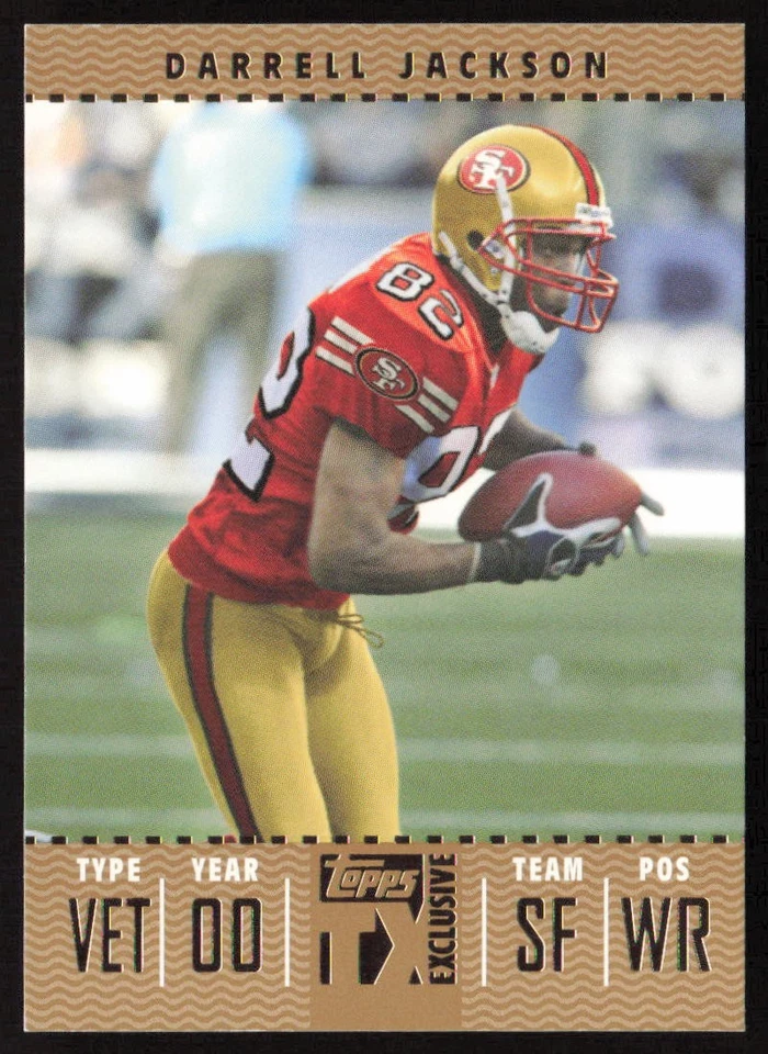 2007 Topps TX Exclusive Gold #/10 Darrell Jackson #71 San Francisco 49ers - Image 1 of 2