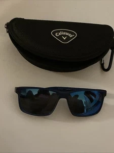 Callaway polarisiert matt marineblau Kristall quadratisch mit verspiegelten Gläsern Ca304 blau Hartschale - Bild 1 von 10