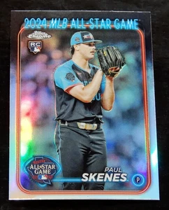 2024 Topps Chrome Update * Paul Skenes Rookie * All-Star Game #ASGC29 🏴‍☠ Buc's - Picture 1 of 3