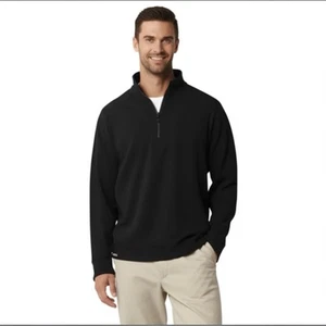Jos. A. Bank Black Golf Quarter Zip Performance Shirt Jacket Men’s Size L | 3321 - Picture 1 of 7