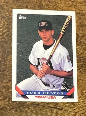 1993 Topps Traded #19T Todd Helton USA RC #X15489 - Image 1 of 2