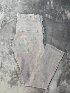 Jeans Levi's 511 uomo taglia 32x30 grigio denim 9 tasche skinny fit Y2K grunge - Foto 1 di 7