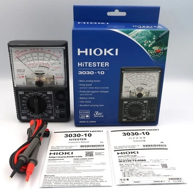 Langlebiger Hioki 3030-10 Analogtester - Sturzsicherer CAT III 600V für... - Bild 1 von 4