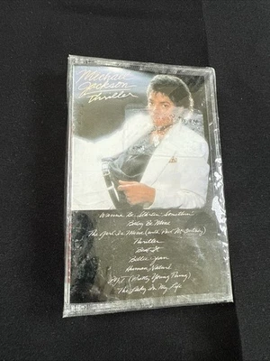 Michael Jackson Thriller Cassette Tape QET38112 SEALED NEW 1982 Epic Records/CBS - Image 1 of 4