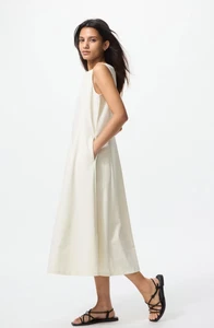 UNIQLO AIRism Ultra Stretch Kleid XS-3XL Off White Damen 483752 NEU - Bild 1 von 2