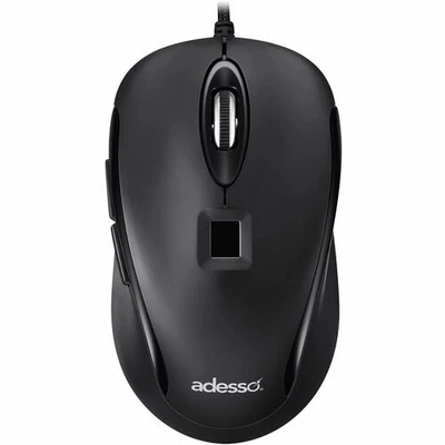 Adesso iMouse F1 Wired USB Mouse with Fingerprint Reader (TAA Compliant) - Image 1 of 4
