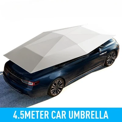 Paraguas Coche Eléctrico Automático 4.8M Protección UV Cubierta Coche Parasol Coche Foto 1 de 4