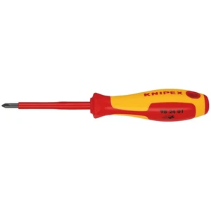 KNIPEX VDE Insulated Screwdriver PH1 x 80mm Anti Roll Handle 18802 - Picture 1 of 1