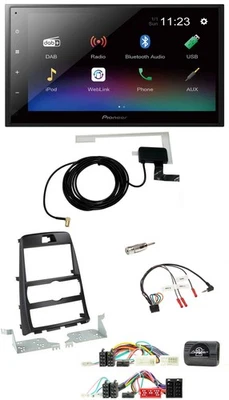 Pioneer DAB Lenkrad Bluetooth 2DIN USB Autoradio für Hyundai Genesis 2010-2013 s - Bild 1 von 4