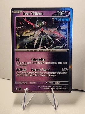 Iron Valiant 080/162 SV05: Temporal Forces Holo Pokémon TCG NM  - Image 1 of 2