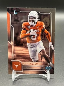 Anthony Hill Jr 2025 Bowman Chrome University 1st Texas Longhorns  - Picture 1 of 1