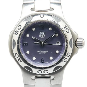 TAG HEUER Professional Kirium Watches WL131A Quartz purple dial Women 【Used】 - Picture 1 of 9