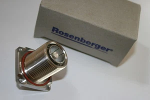 ROSENBERGER PRO 7/16TH 4 HOLE CHASSIS FEMALE LONG REACH 60K411-900B1 fd4f2 - Picture 1 of 1