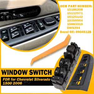 Master Power Window Switch Driver Left for Chevy Tahoe 2003-2006 Silverado 1500 - Bild 1 von 22
