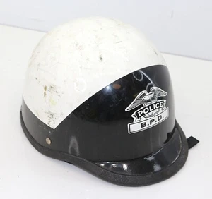 Classic Cop Police Helmet B.P.D. - Picture 1 of 4