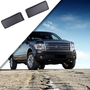 Front Bumper Trim Set For Ford F150 2009-2014 Primed Left and Right Black Car - Picture 1 of 7