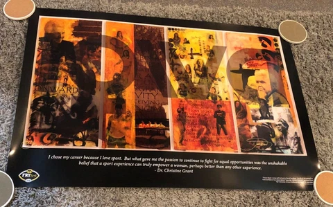 2022 University of Iowa Womens Sports Christine Grant Jeff McNutt Fryfest Poster Cover