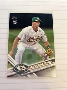 2017 Topps Update Base #US4 Matt Chapman RC Athletics Blue Jays - Picture 1 of 2