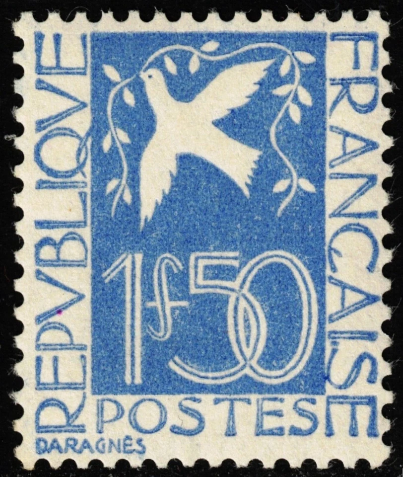 France Scott #294 - Edición de paloma y rama de olivo 1934 - XF/EXCELENTE MNH - MUY BONITO Foto 1 de 1