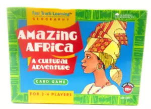 Fast Track Lernen Geographie Expedition Erstaunliches Afrika Kartenspiel FABRIKVERSIEGELT - Bild 1 von 3