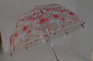Matilda Jane Girls Umbrella Pre-owed Sun Shower Umbrella 2018 flowers pink blue - Picture 1 of 7