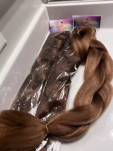 48" Long Jumbo Braiding Hair Extensions Box Braids Afro Twist Ombre For Human US - Picture 1 of 2