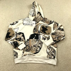 Air Jordan MVP Hoodie Sweatshirt Mens 2XL Printed HF9307 133 New - Picture 1 of 7