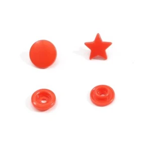 Star/Heart Snap T5 Plastic Decorative Button Clothes Fastener Clothing - Picture 1 of 23