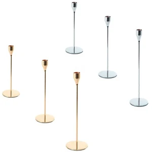 CANDLE HOLDER 3PCS TULIP NORDIC CANDLESTICKS SET DINNER PARTY DECOR MODERN HOME - Picture 1 of 9
