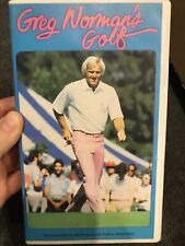 Greg Norman's Golf Betamax BETA TAPE (sports)