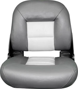 Tempress 54675 Navistyle Low-Back Boat Seat - Charcoal/Gray - Picture 1 of 7