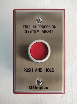 Simplex 2080-9057 Abort Switch W/lamp Surface Mount - Image 1 of 4