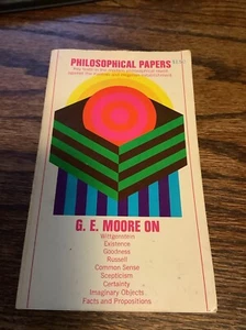1966 Philosophical Papers GE Moore on Imaginary Objects Existence Common Sense - Imagen 1 de 4